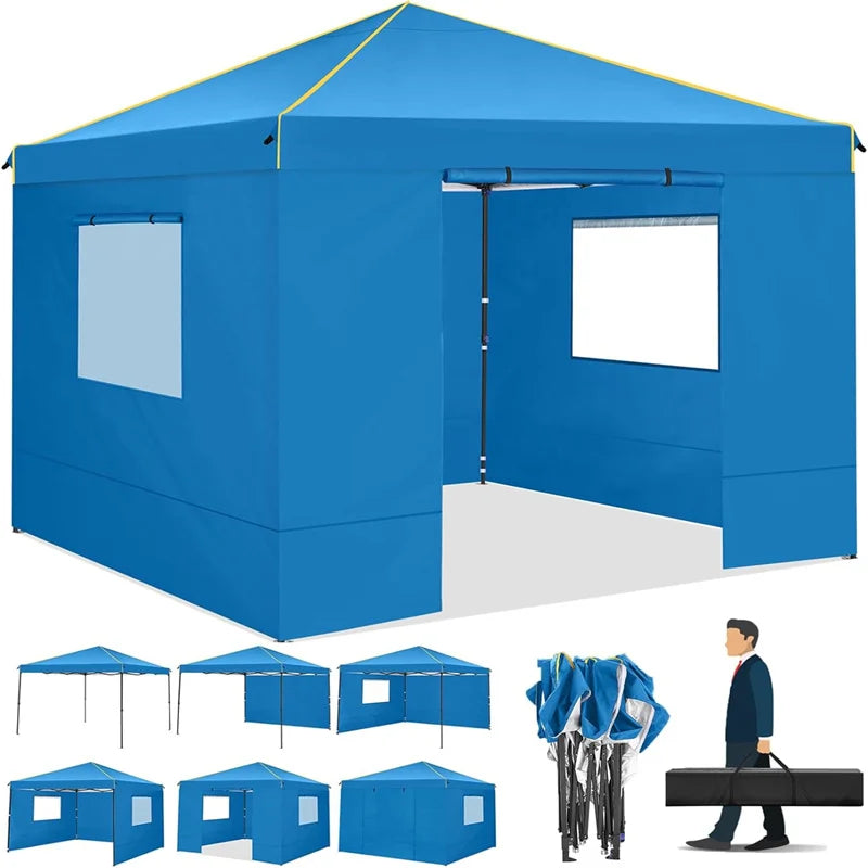 COBIZI Pop Up Gazebo Canopy With Mesh Window