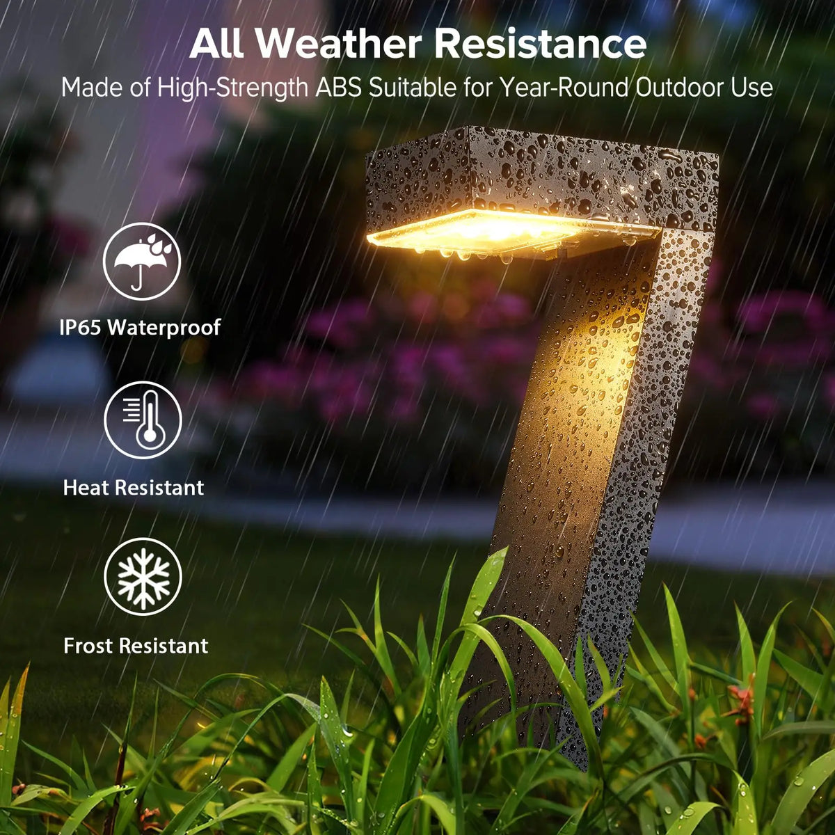 Solar LED Pathway Lights For Outdoor Garden Walkways