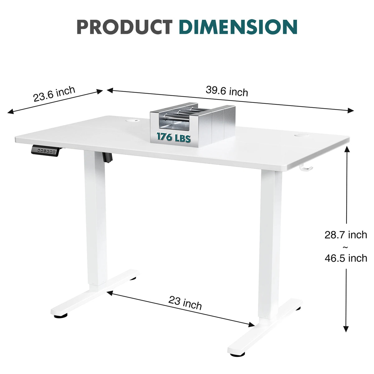 JHK Electric Adjustable Height Standing Desk