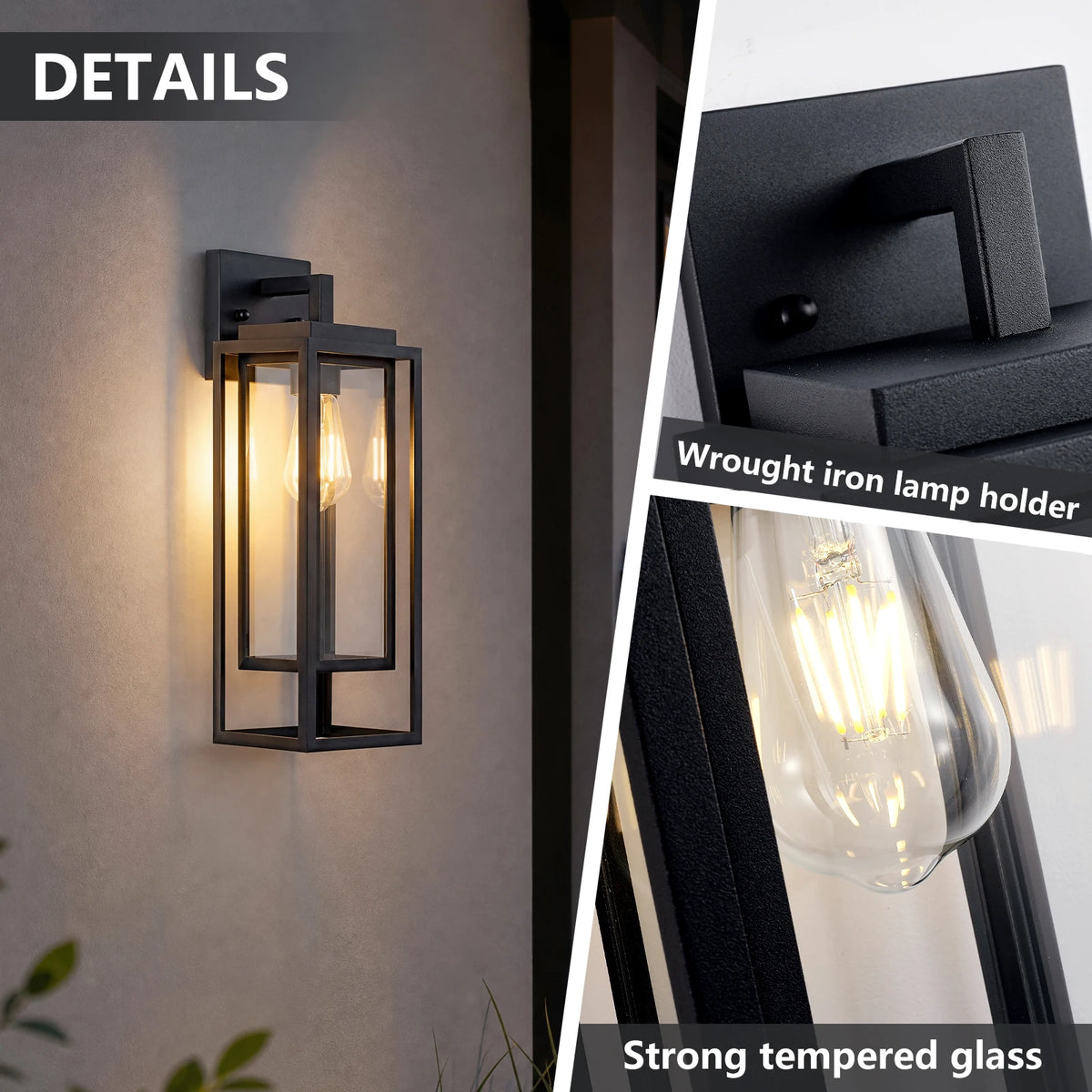 ARLGSITE Farmhouse Outdoor Wall Light Sconce