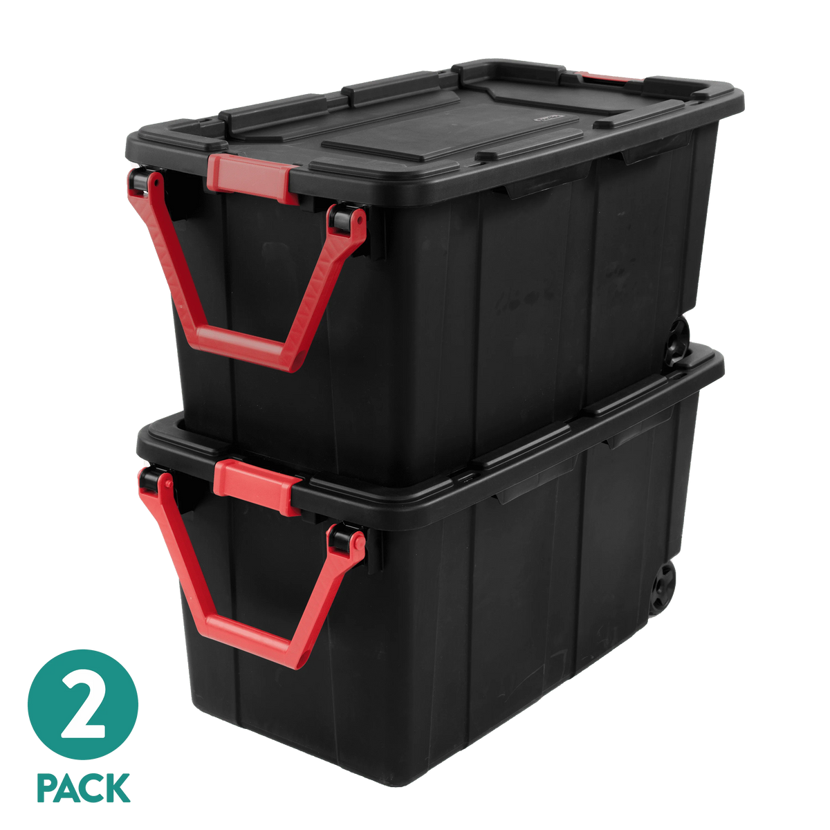 Premium Wheeled Plastic Storage Bin