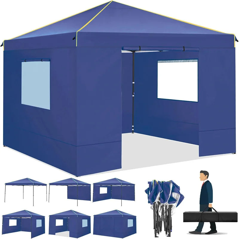 COBIZI Pop Up Gazebo Canopy With Mesh Window