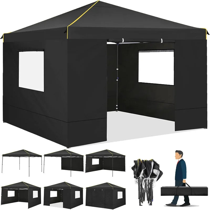 COBIZI Pop Up Gazebo Canopy With Mesh Window