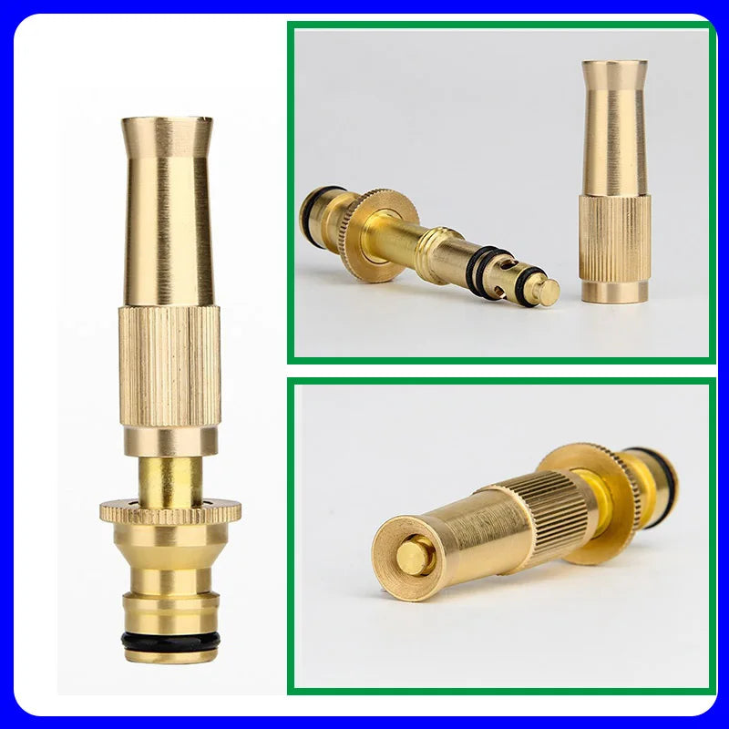 Brass Water Gun Spray Nozzle For High Pressure Hose