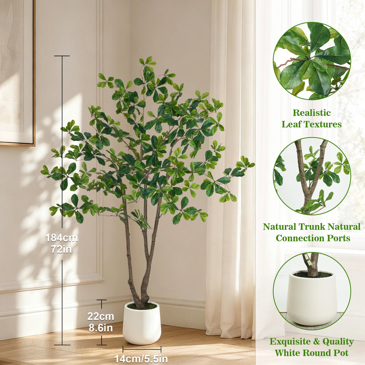 Faux Olive Tree Indoor Decor In Pot