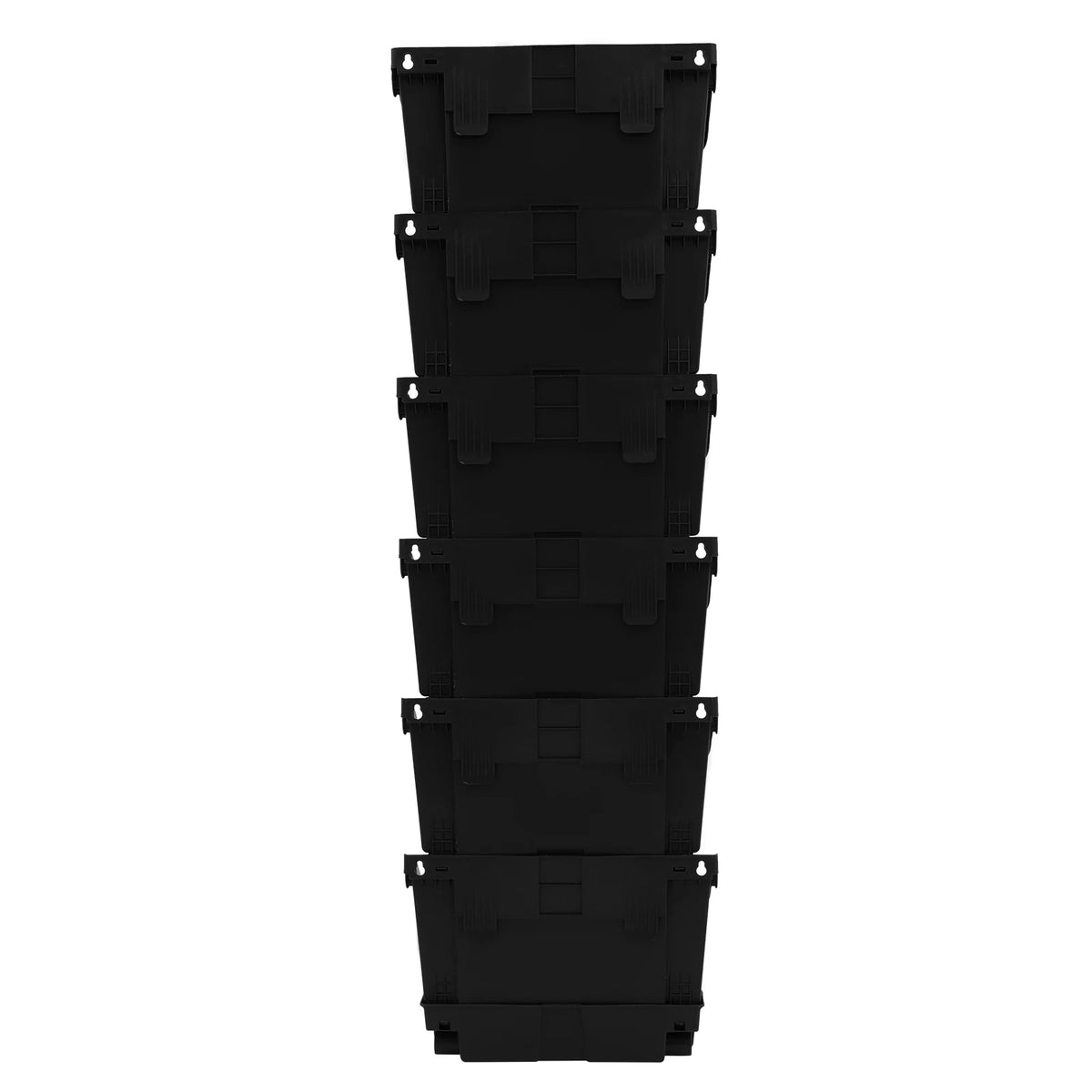 18 Pots Vertical Wall Planter Black Self-Watering Wall-Mounted Planter with Timer Indoor Outdoor Vertical Garden Kit