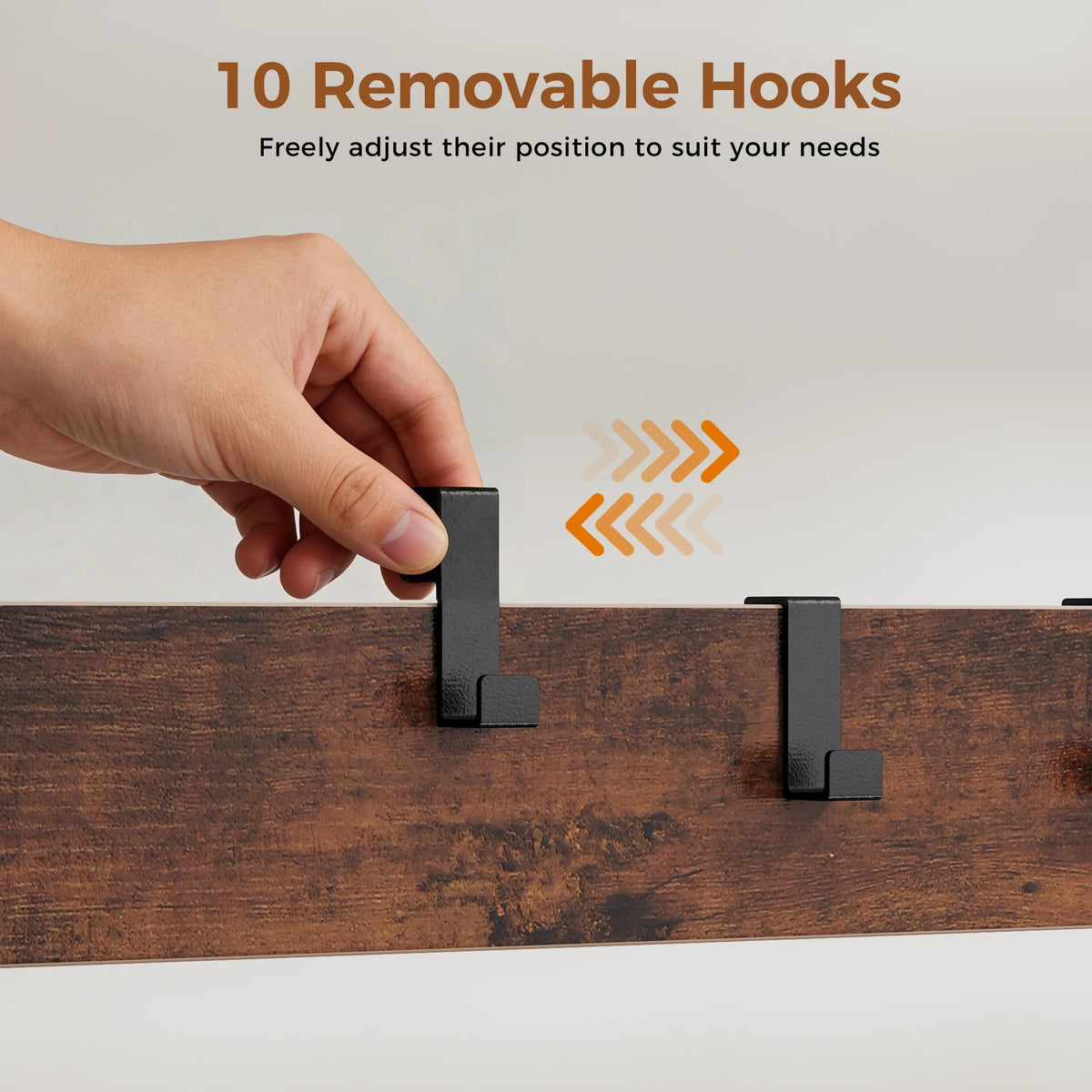 JHK 4-In-1 Coat Rack With Shoe Bench Organizer