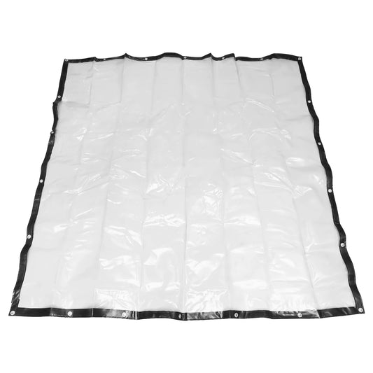 Bymaocar Clear PVC Tarpaulin Waterproof Outdoor Tarp