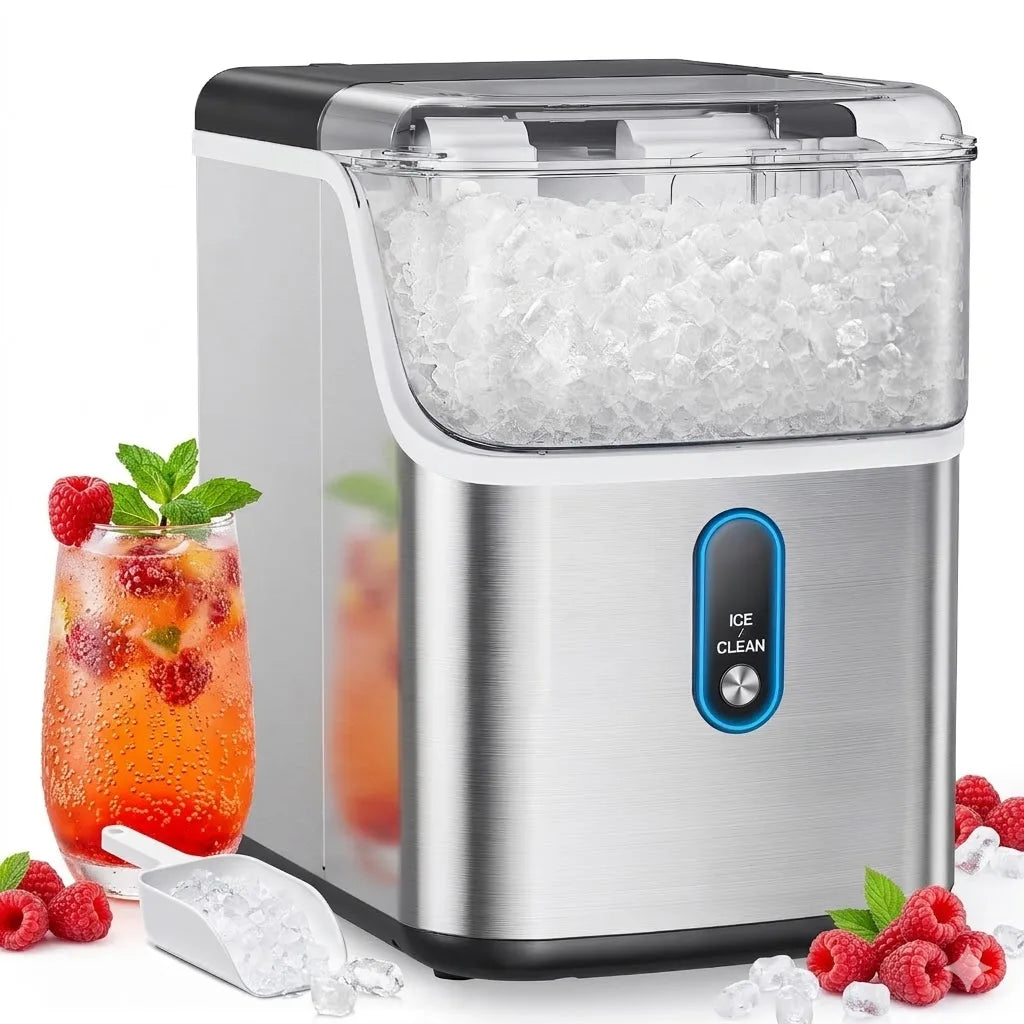 Philergo Countertop Nugget Ice Maker With Self Cleaning