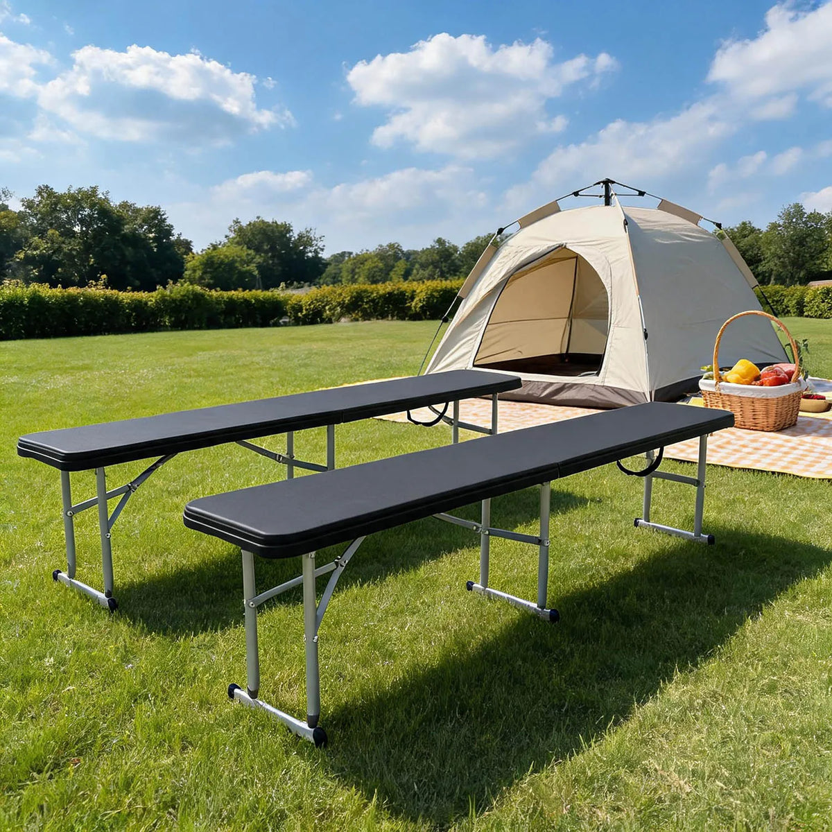HiMISS Portable Folding Outdoor Bench