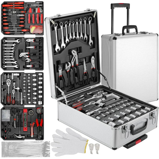 TLGREEN 799 Piece Mechanic Tool Set With Trolley Case