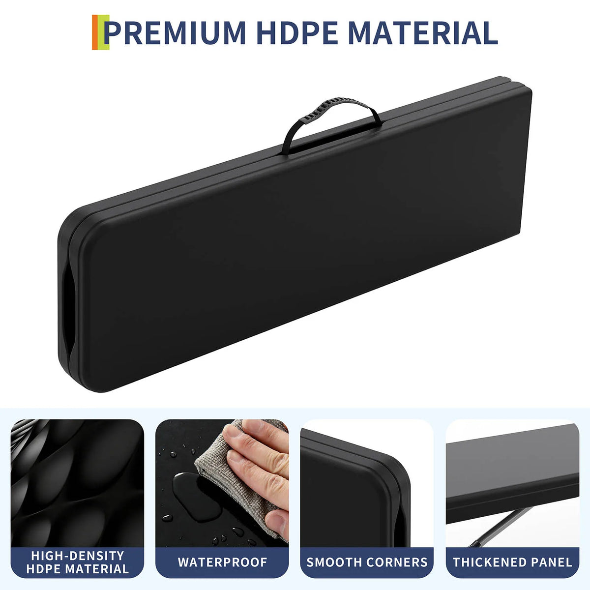 HiMISS Portable Folding Outdoor Bench