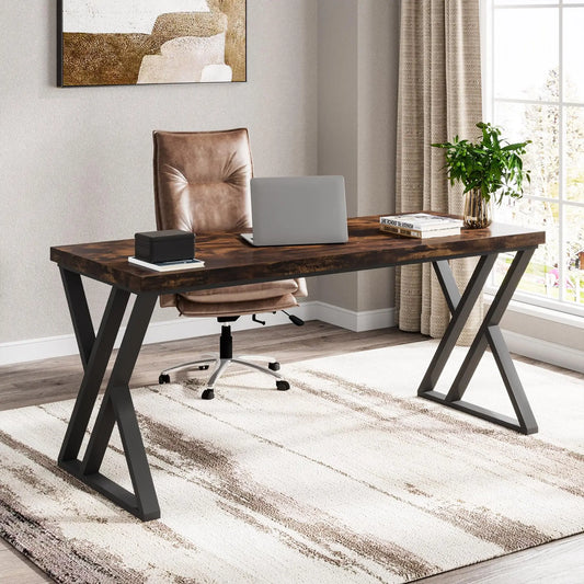Tribesigns Writing Computer Desk With Z Shaped Legs