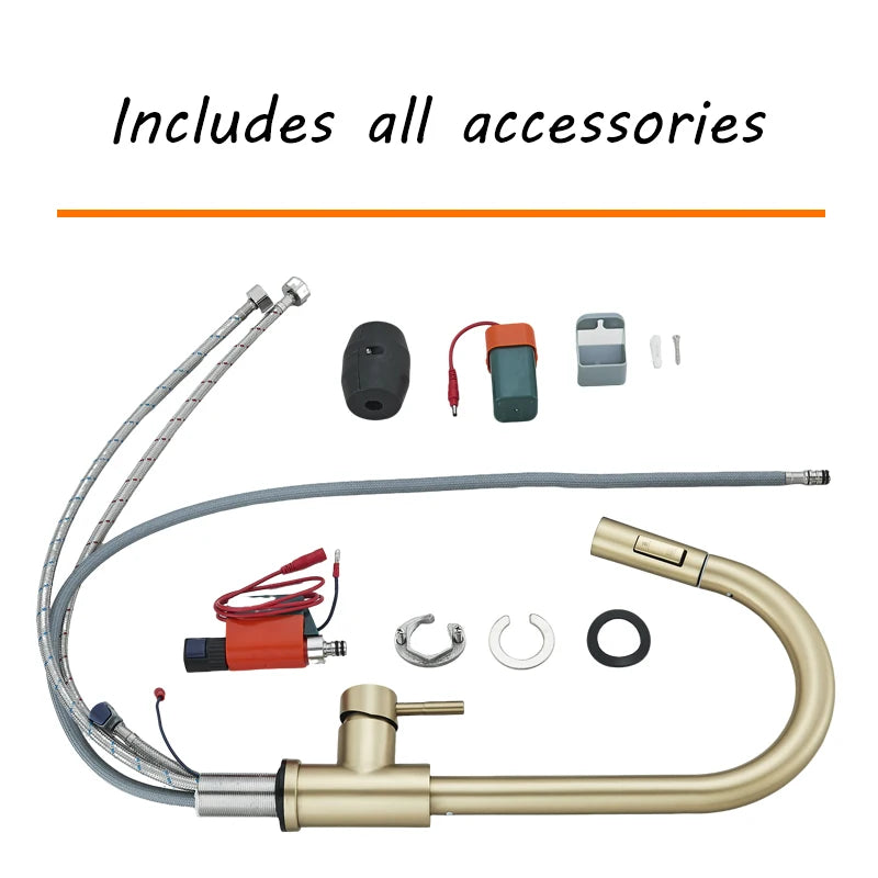 Fmhjfisd Touch Sensor Pull Out Kitchen Faucet