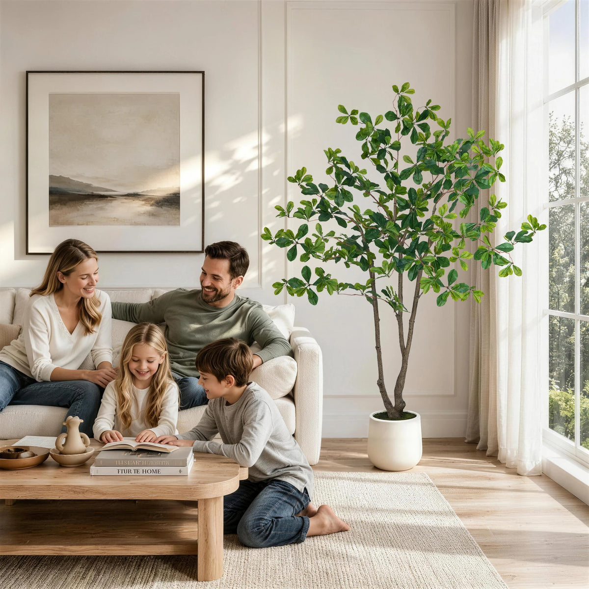 Faux Olive Tree Indoor Decor In Pot