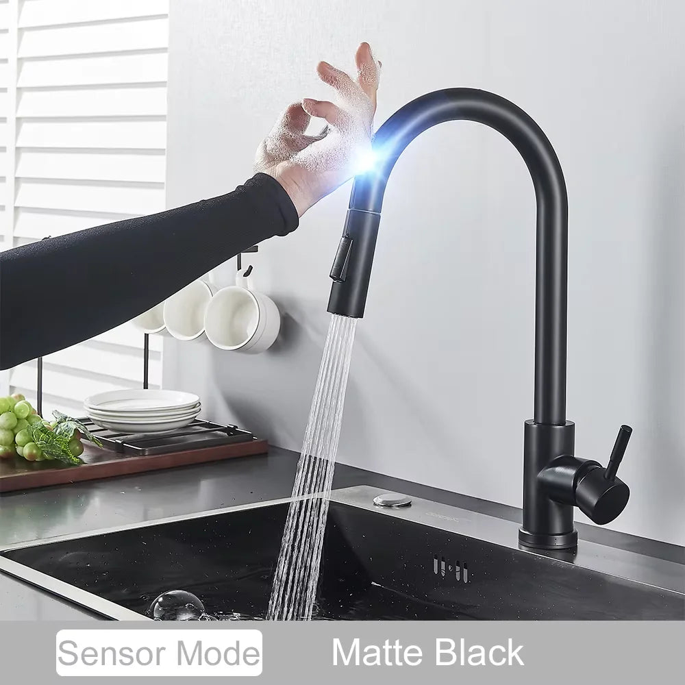 Fmhjfisd Touch Sensor Pull Out Kitchen Faucet