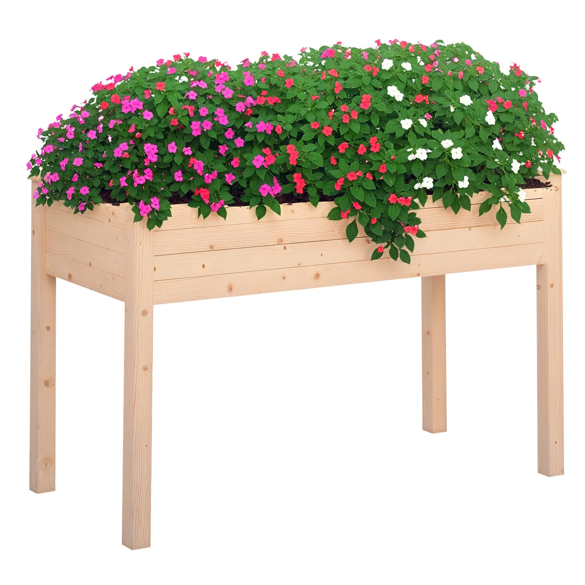 Outsunny Elevated Raised Garden Bed With Erosion Liner