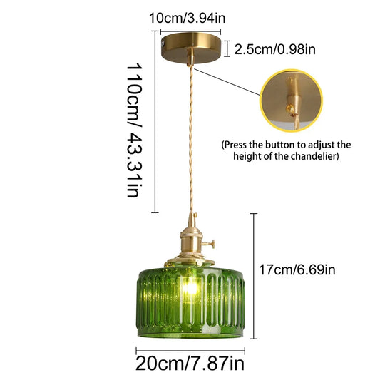 VETRULUS Led Crystal Pendant Light Modern Chandelier
