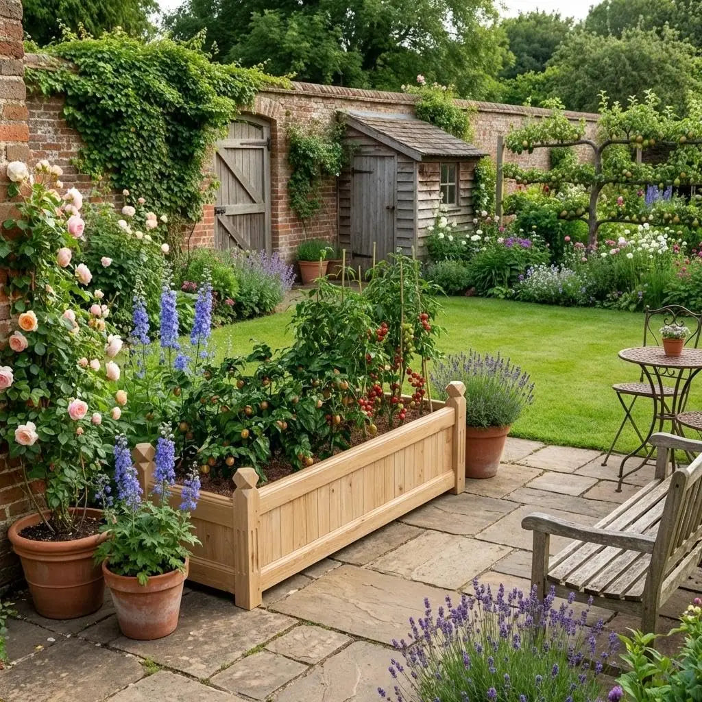 Acekool Wooden Raised Garden Bed Planter Box