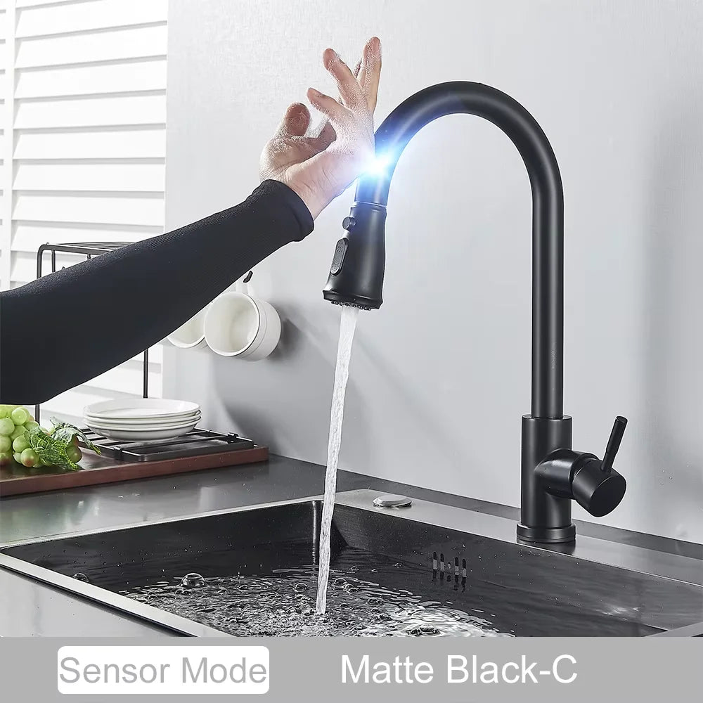 Fmhjfisd Touch Sensor Pull Out Kitchen Faucet