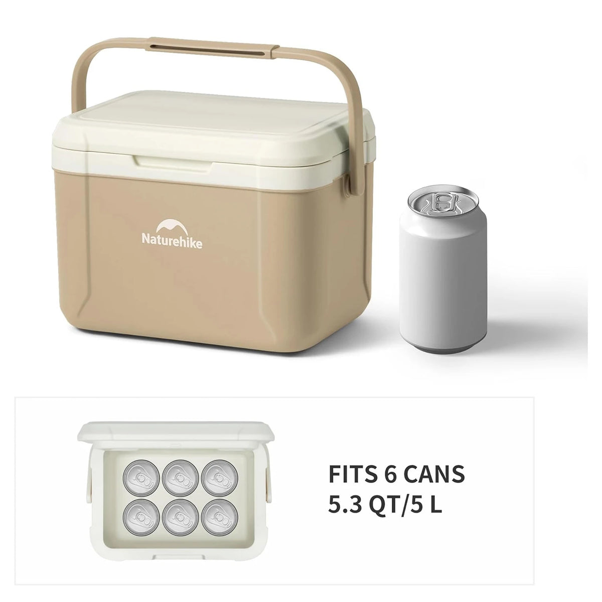 Naturehike 5L Portable Cooler Box For Camping And Car