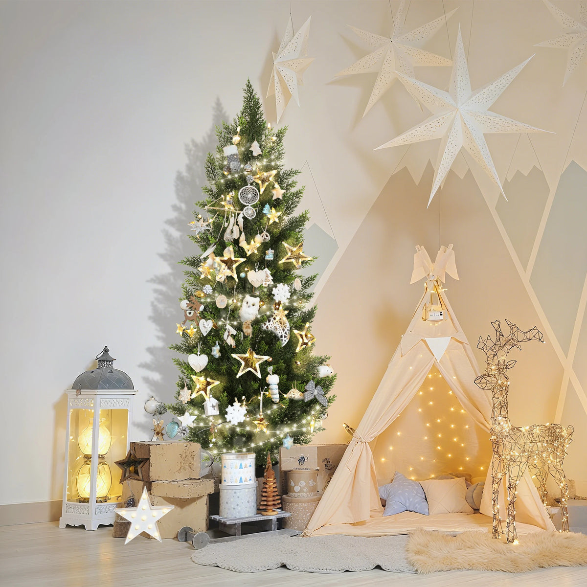Artificial Cedar Topiary Trees for Indoor Outdoor Decor