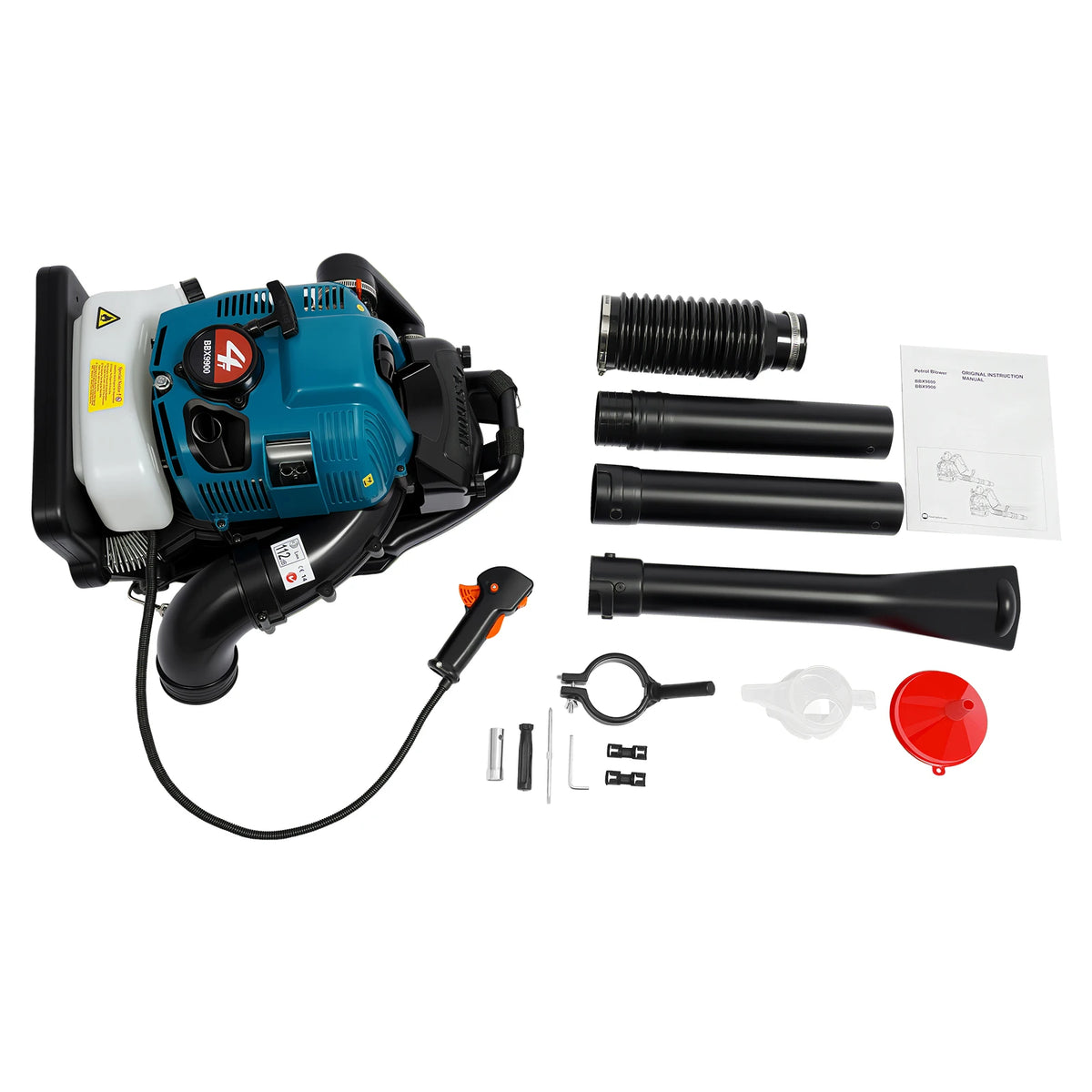 Bymaocar 4 Stroke 75.6cc Gas Backpack Leaf Blower