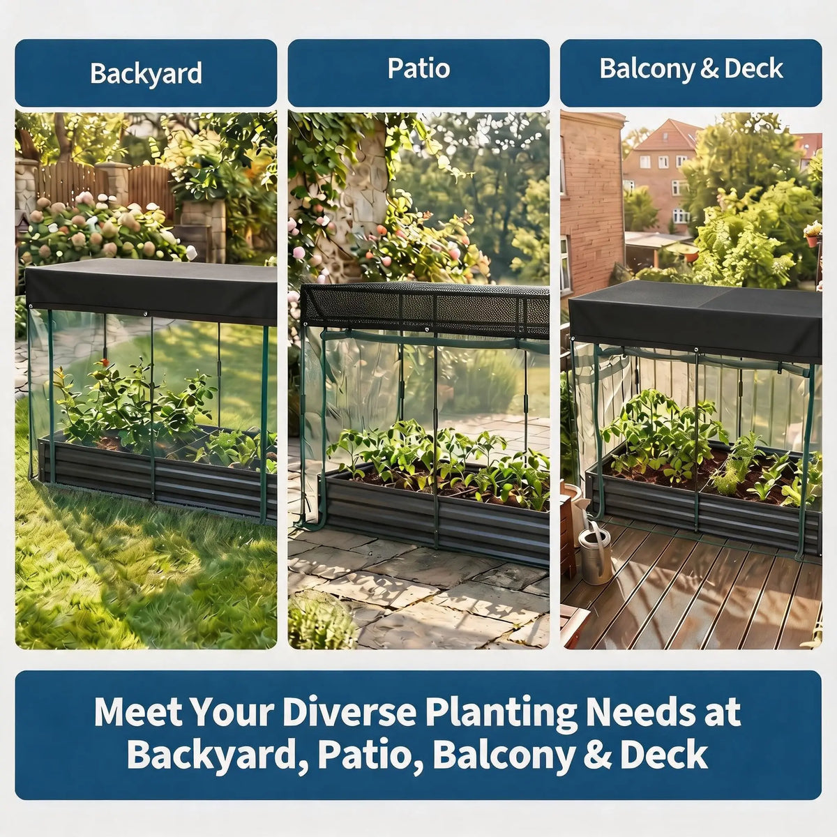 Galvanized Raised Garden Bed With Irrigation System