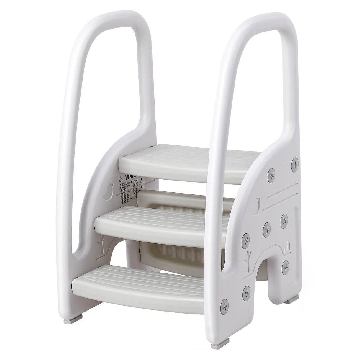 Toddler 3 Step Stool With Handles