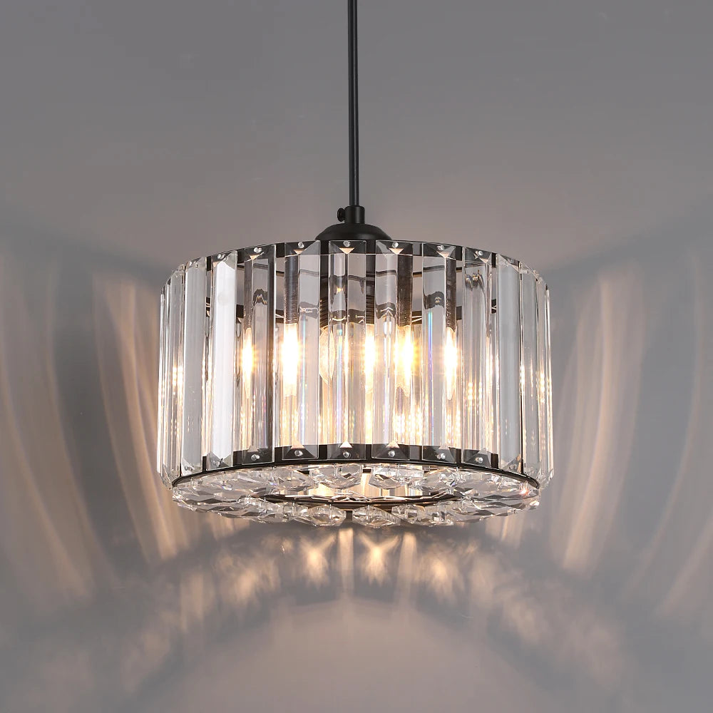 GreeLustr Modern Pendant Light Crystal Chandelier Nordic Hanging Ceiling Lamp Living Dining Room Kitchen Island Decor Fixture