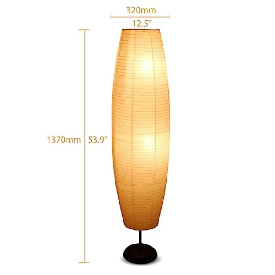 Paper Floor Lamp Modern Soft Light Lantern