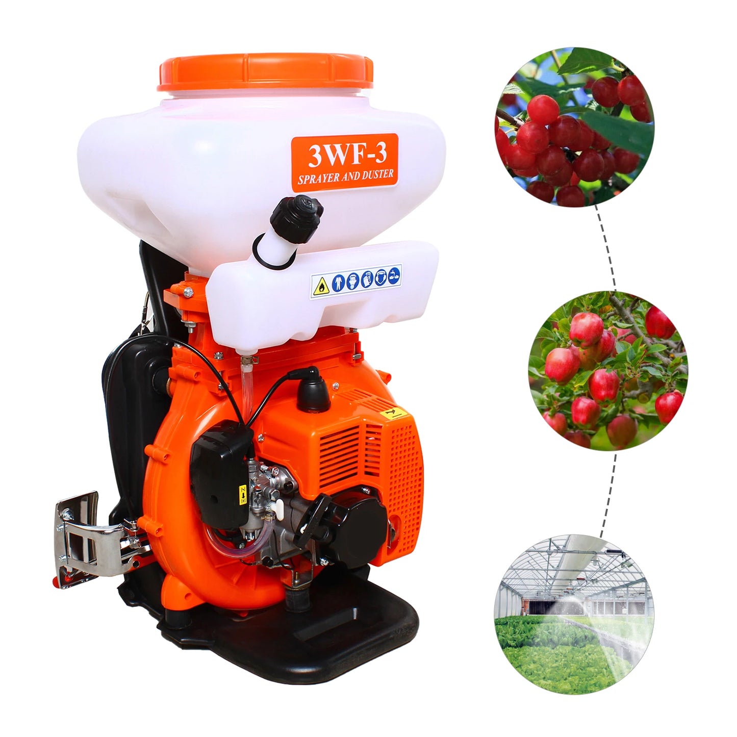 Gas Powered Sprayer 41.5CC Backpack Fogger