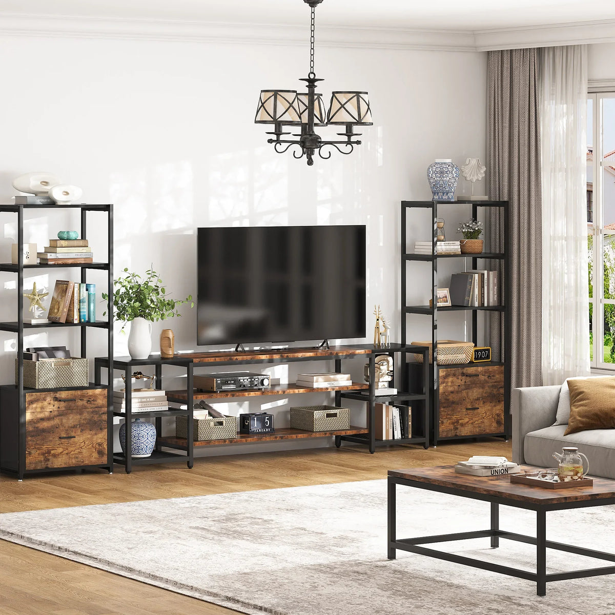 Tribesigns 3-Tier TV Console Stand