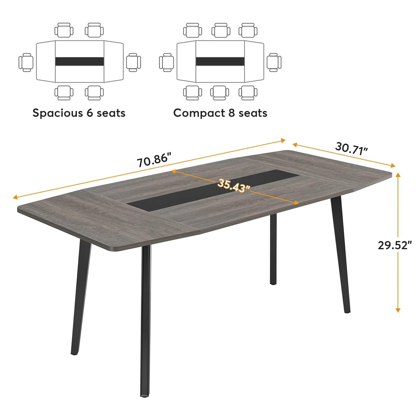 Little Tree Dining Table For Six To Eight