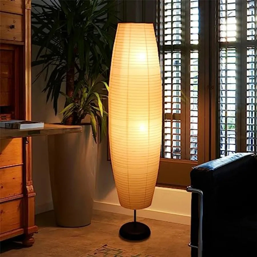 Paper Floor Lamp Modern Soft Light Lantern