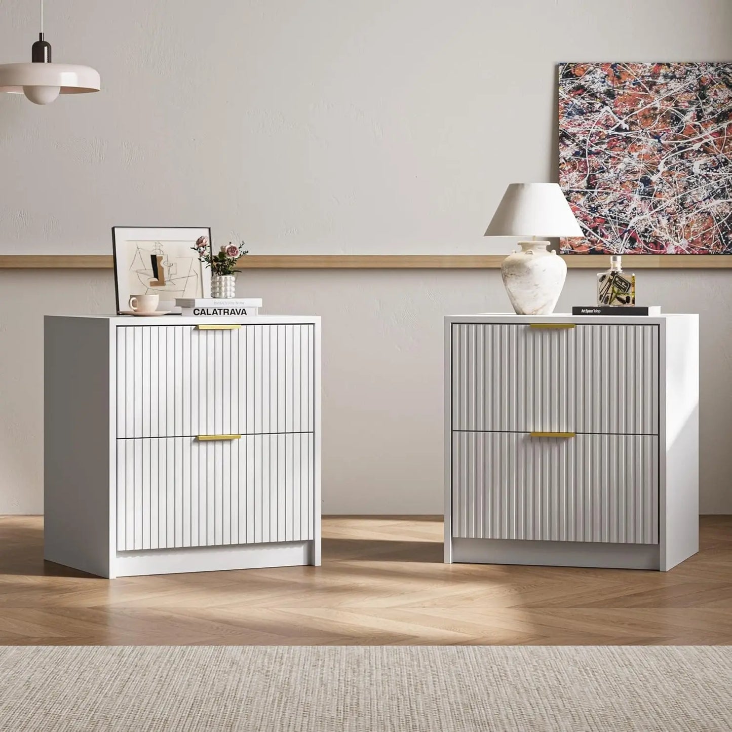 Dresser Bedroom Set With 9 Drawer Dresser And Nightstands