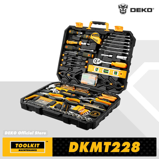 DEKOPRO 228 Piece Socket Wrench Auto Tool Set