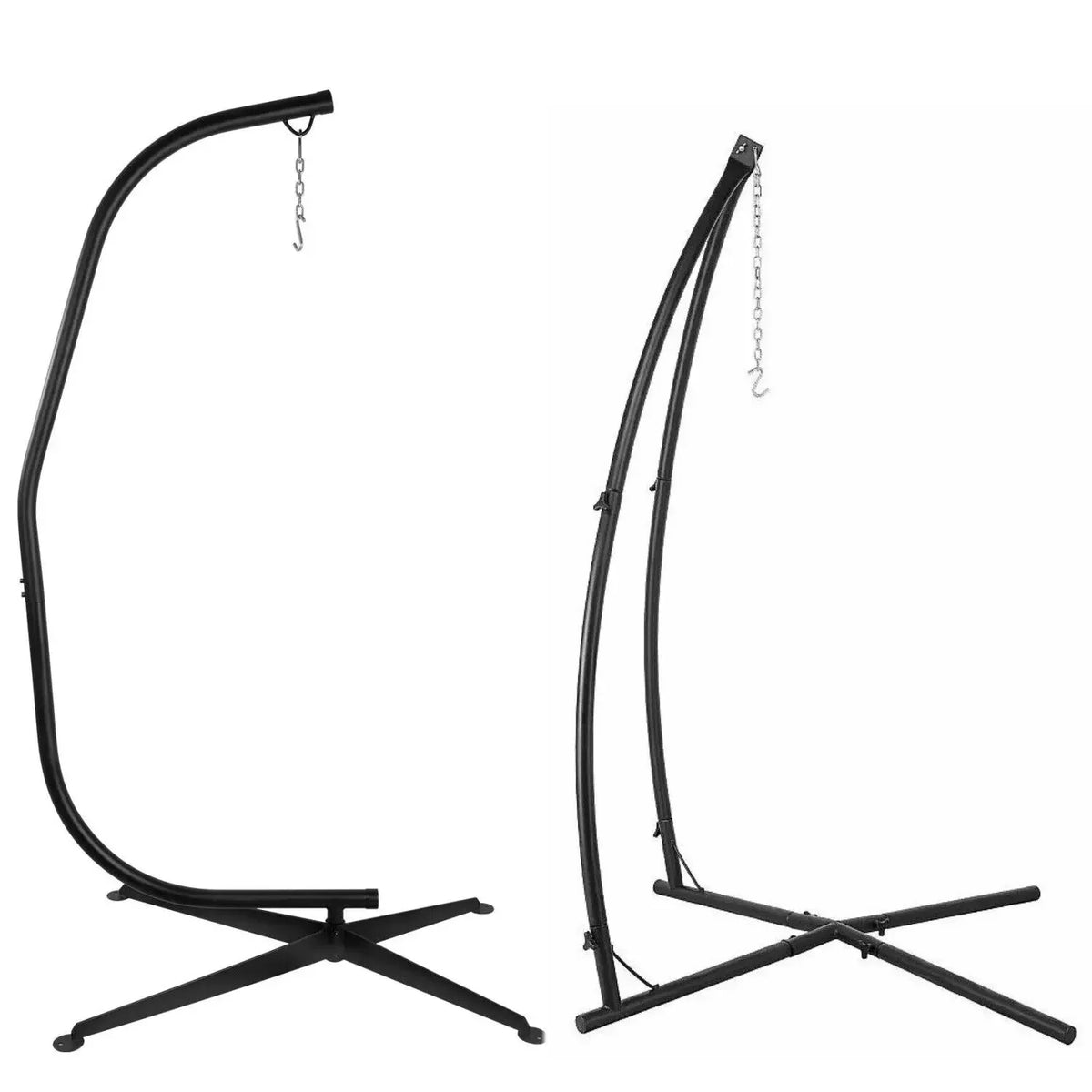 Homfa Heavy Duty Metal Hanging Chair C-Stand