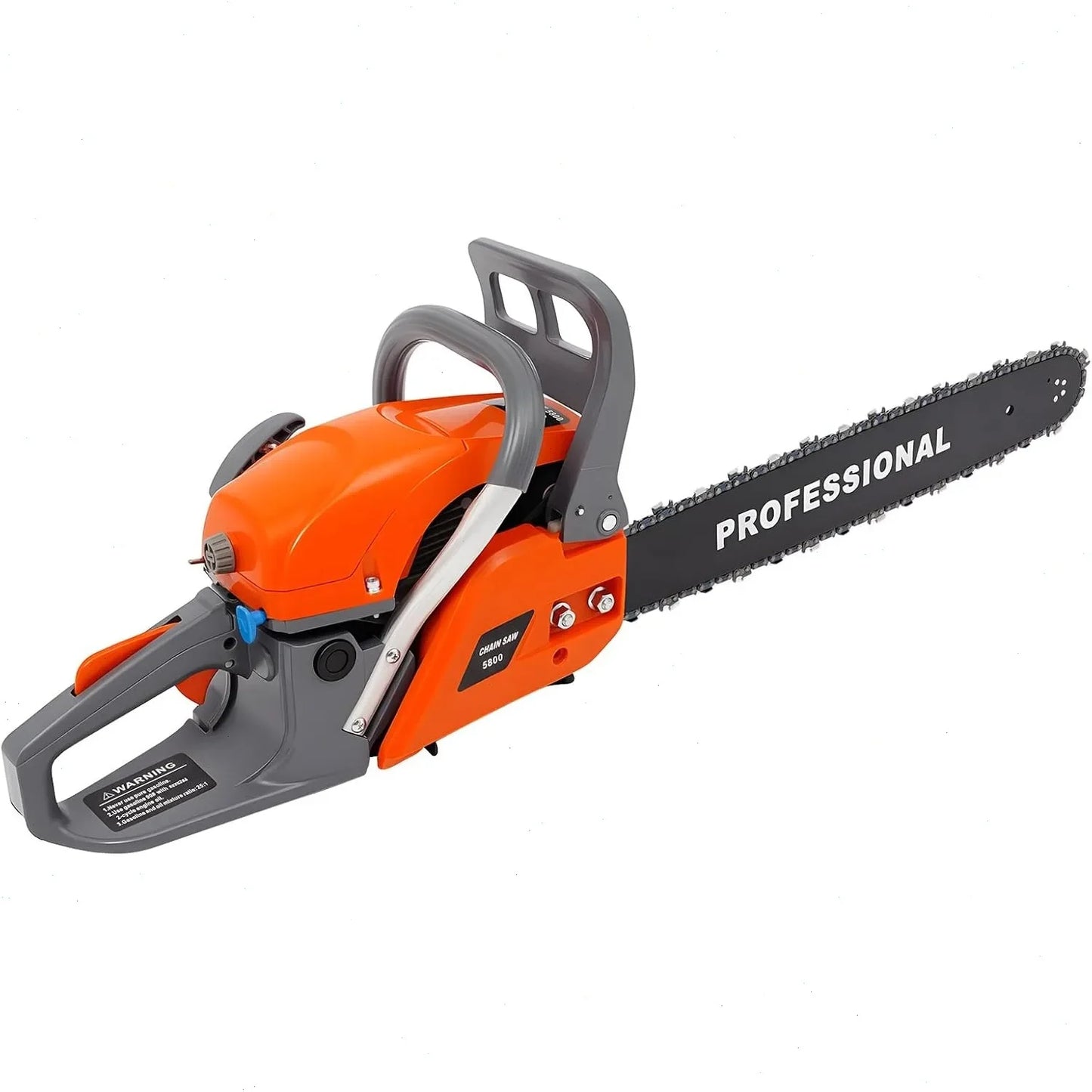 Bymaocar Gasoline Chainsaw 58cc Outdoor Garden Lawn Saw