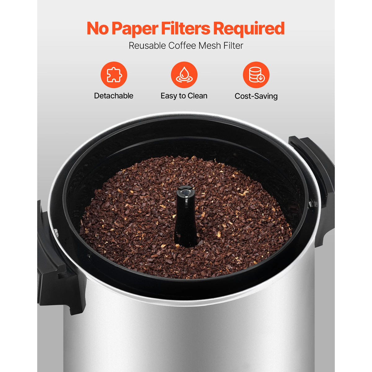 SucceBuy Commercial Coffee Urn With Dripless Faucet