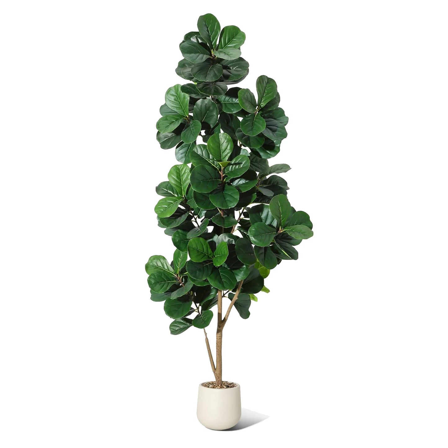 HiMISS Fiddle Leaf Fig Tree Artificial In Planter