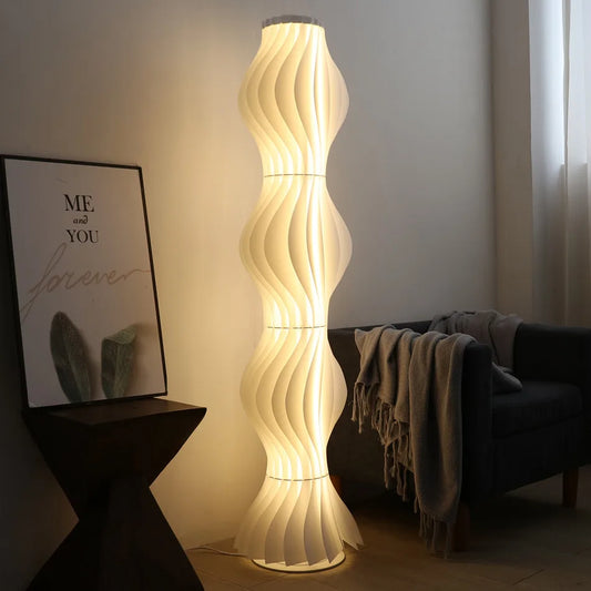 Tall LED Floor Lamp Dimmable Modern Standing Light