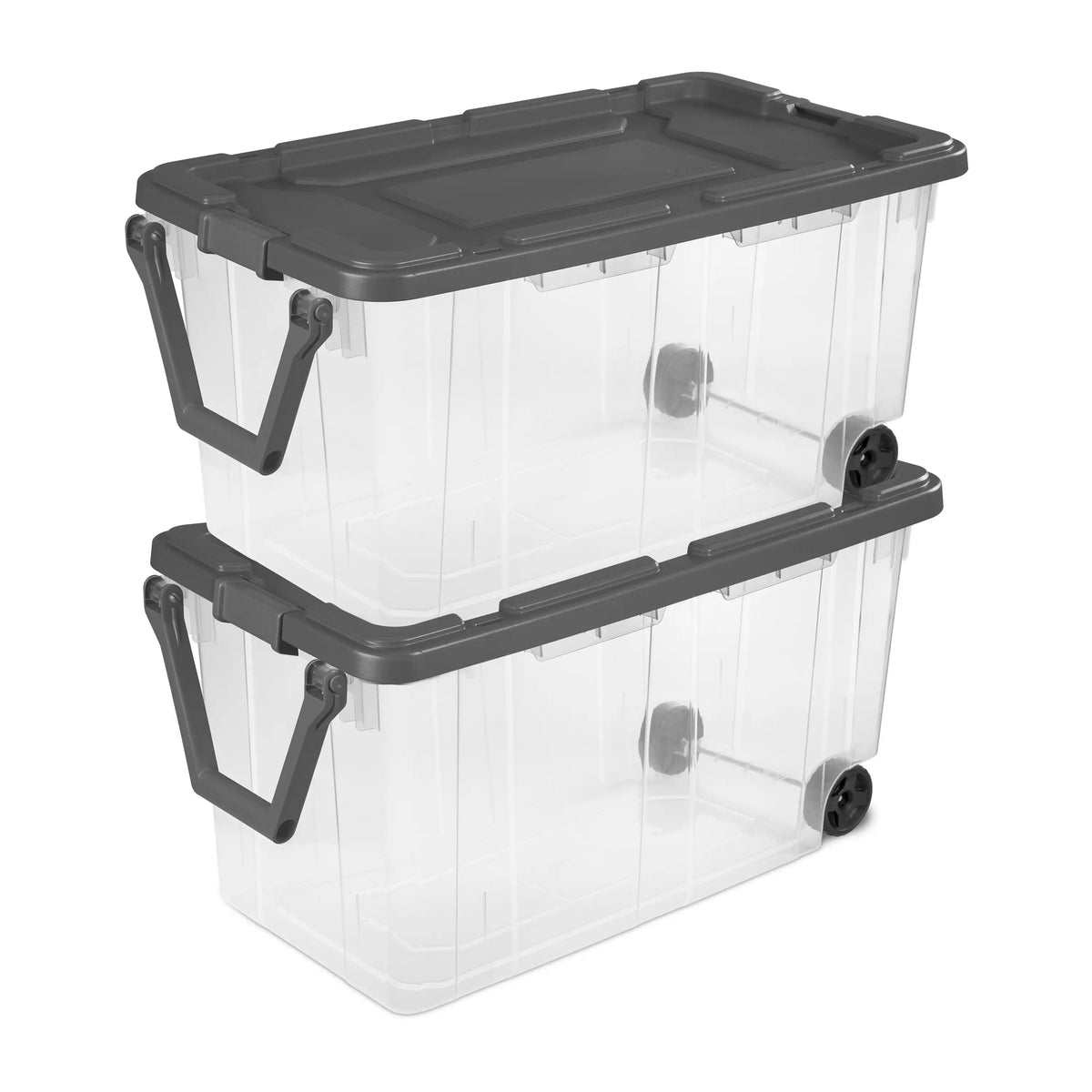 Premium Wheeled Plastic Storage Bin