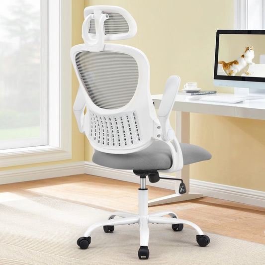JHK Mesh Ergonomic Office Chair With Adjustable Headrest