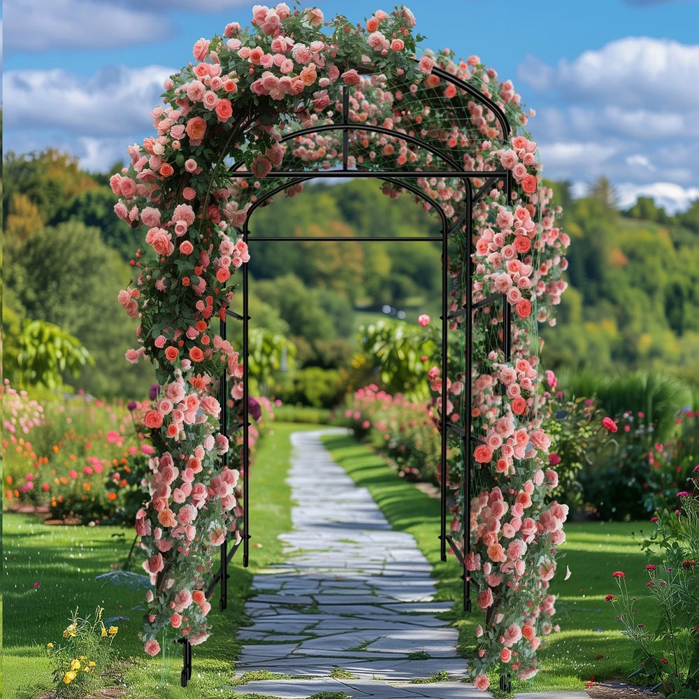 Wisfor Metal Garden Trellis For Climbing Plants