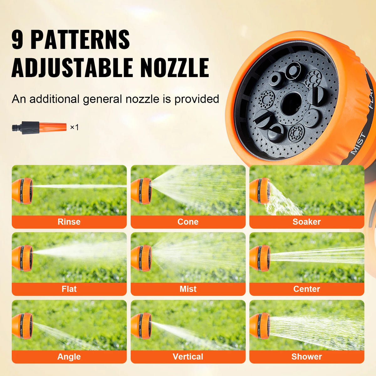 SucceBuy Retractable Hose Reel With 180 Degree Swivel