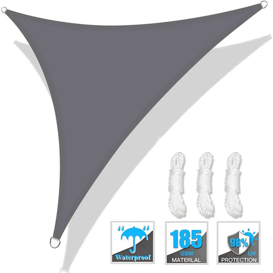 Triangle Sun Shade Sail Canopy UV Block Outdoor Patio