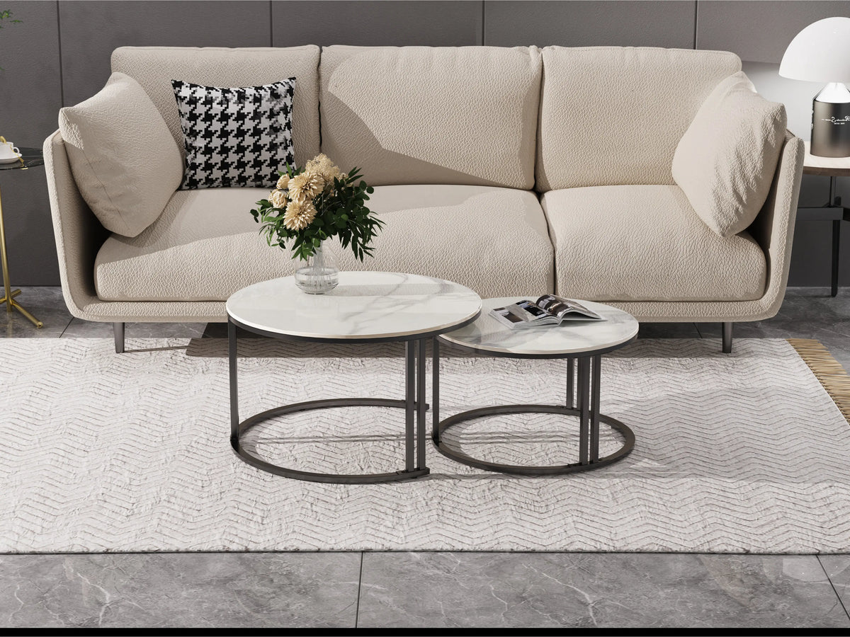 Wisfor Circle Nesting Coffee Tables Set Of 2