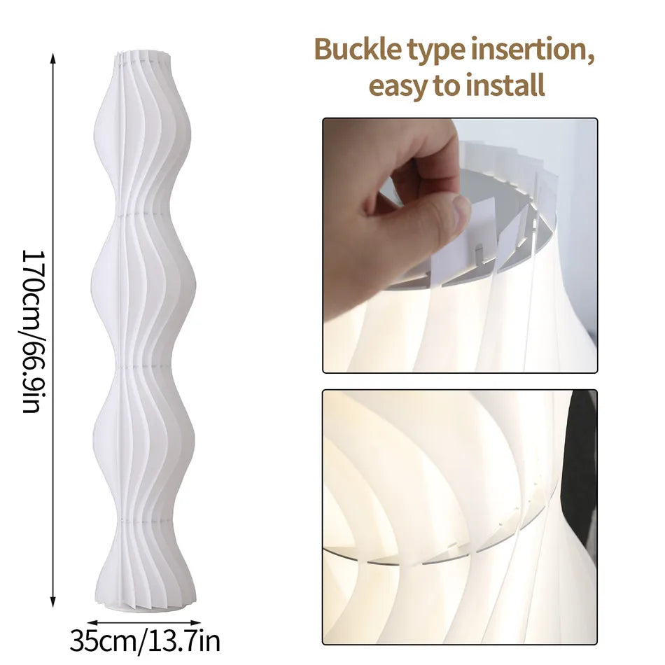 Tall LED Floor Lamp Dimmable Modern Standing Light