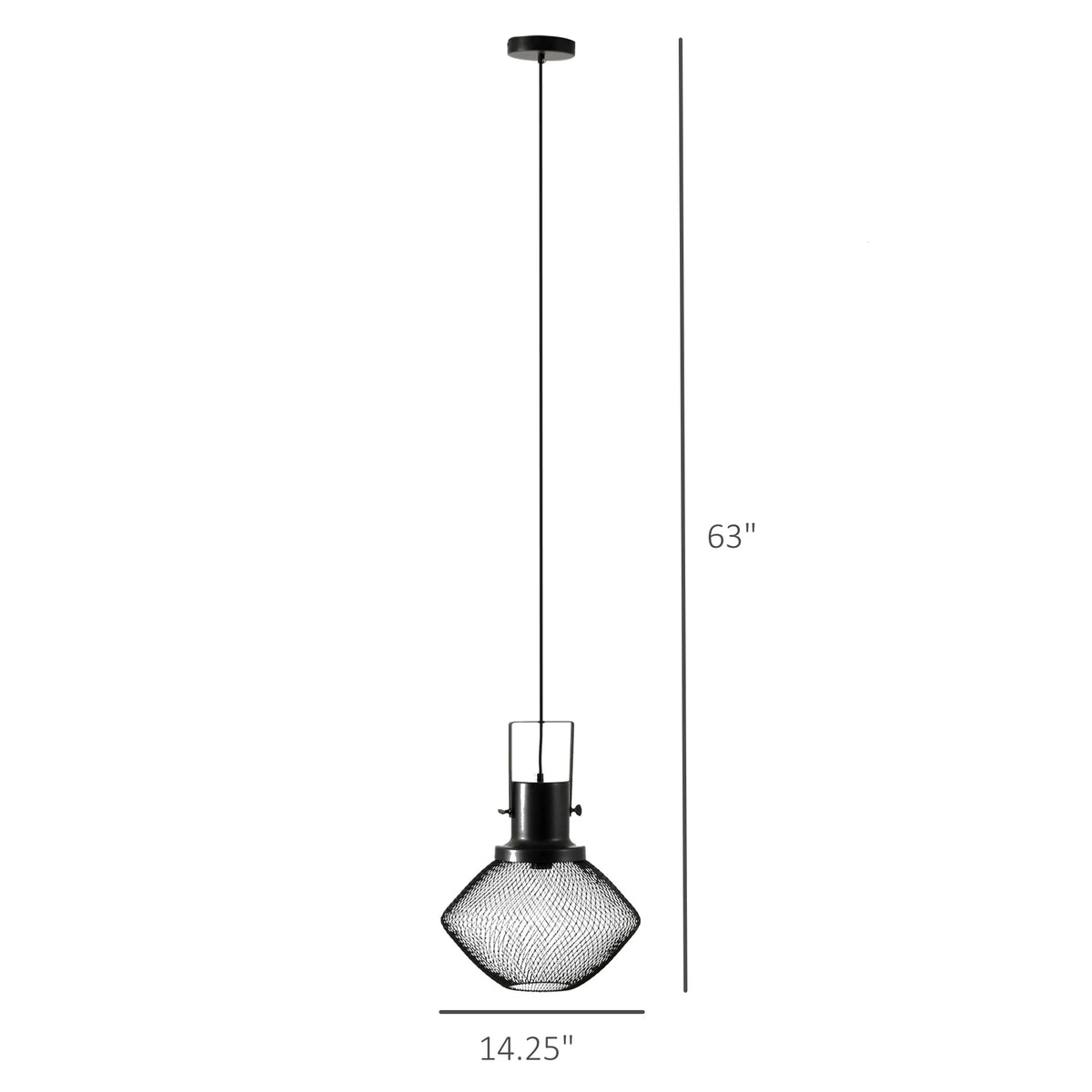 Industrial Pendant Light With Adjustable Chain